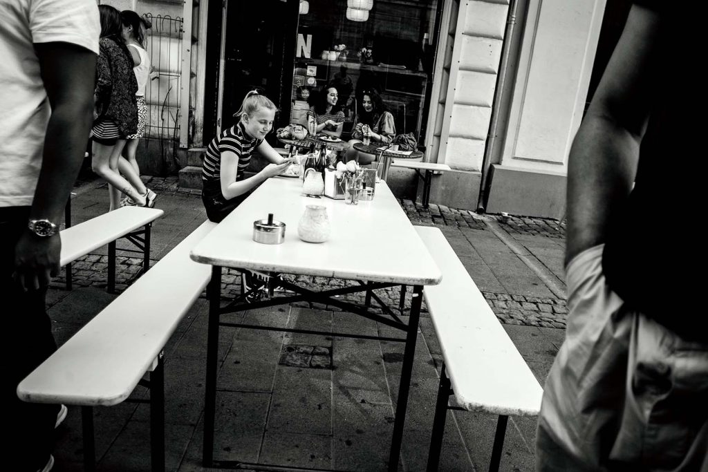 Outdoor restaurants at the Norrebro's neighborhood in Copenhagen, Denmark on June, 2016. (Miguel Gomez)