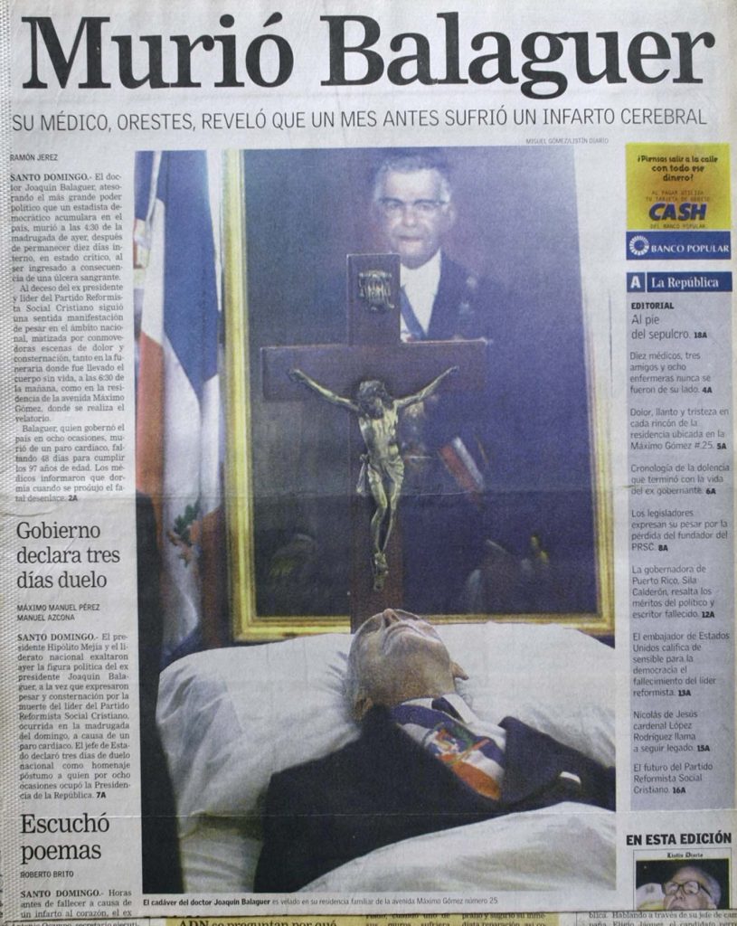 muerte de Balaguer