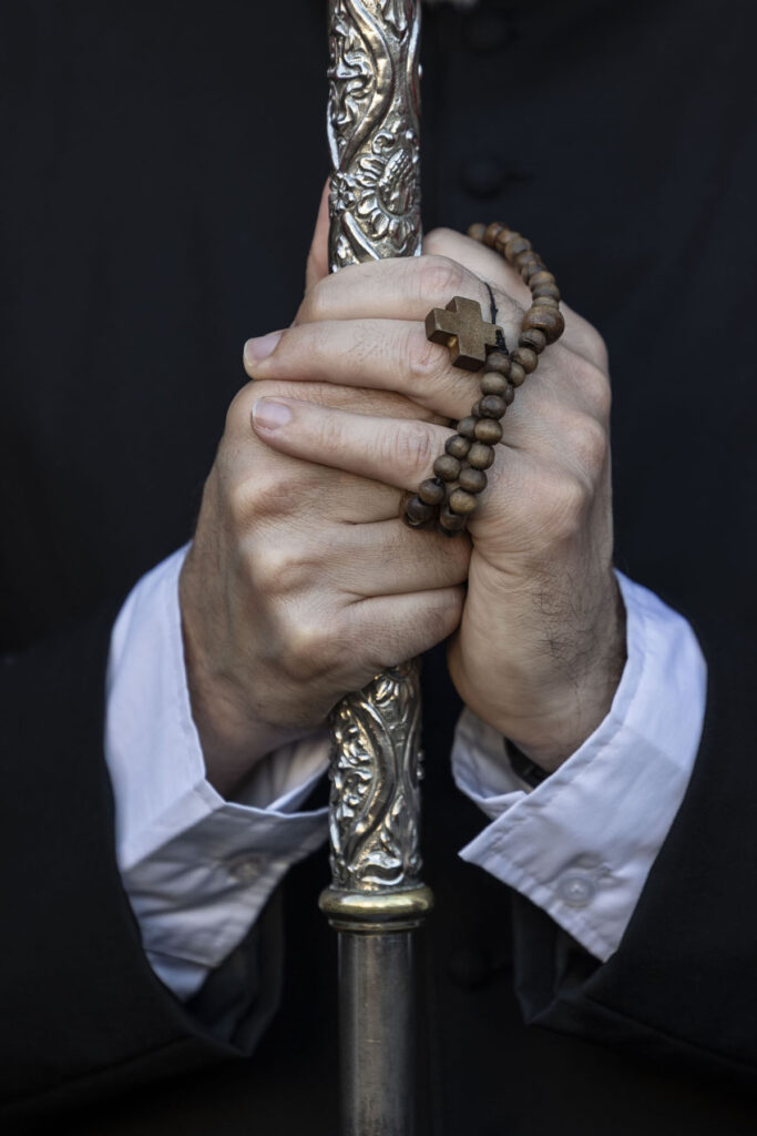 Semana Santa: El Nazarenoen El Puerto De Santa Maria, España, 20250417. Foto Miguel Gomez