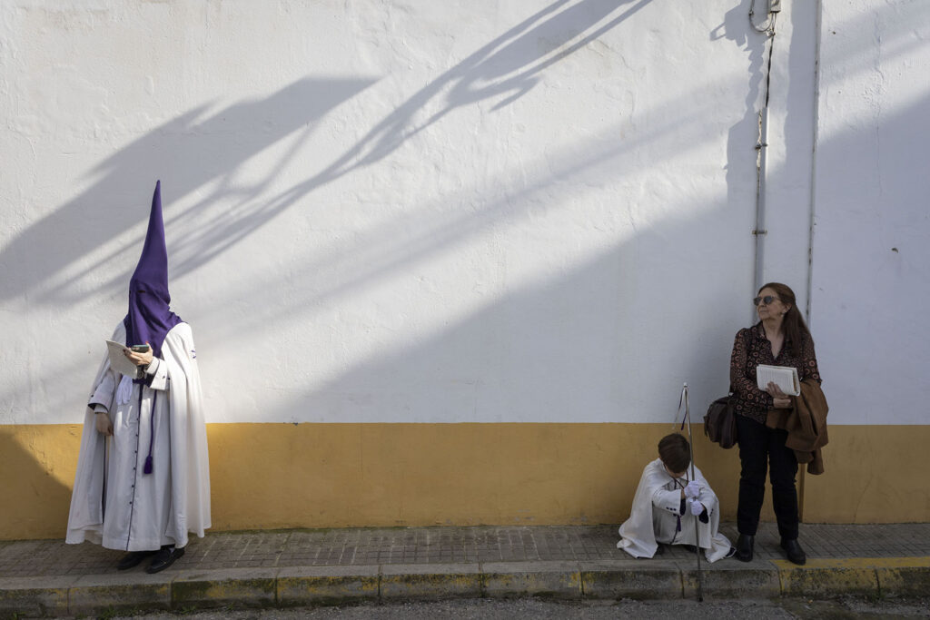 Semana Santa: El Nazarenoen El Puerto De Santa Maria, España, 20250417. Foto Miguel Gomez