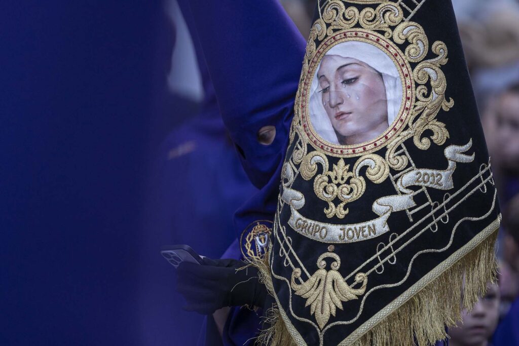 Semana Santa: Santo Entierro en El Puerto De Santa Maria, España, 20250418. Foto Miguel Gomez