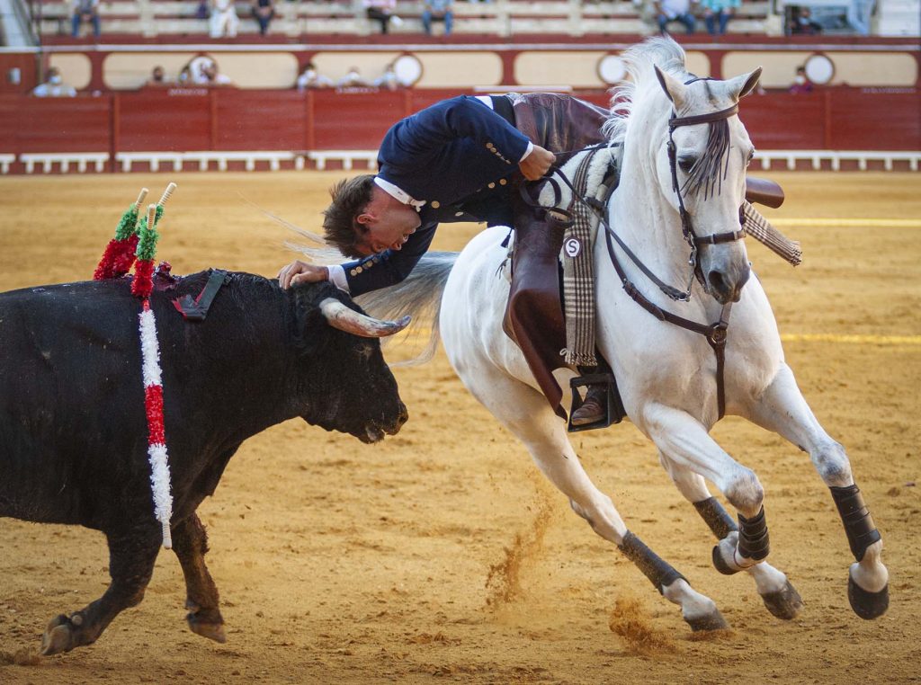 Sebastián Fernández durante la corrida que abrió la temporada en El Puerto en El Puerto De Santa María, España, 20210805 Foto: Miguel Gomez