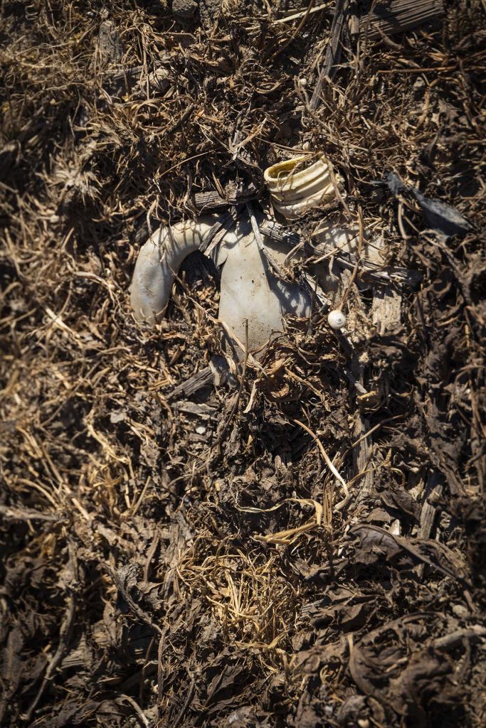 Donana, drought and heat. An abandoned water container in the Donana’s National Park in Huelva, southern Spain on Friday, May 5 in 2023. NRC Photo//Miguel Gomez