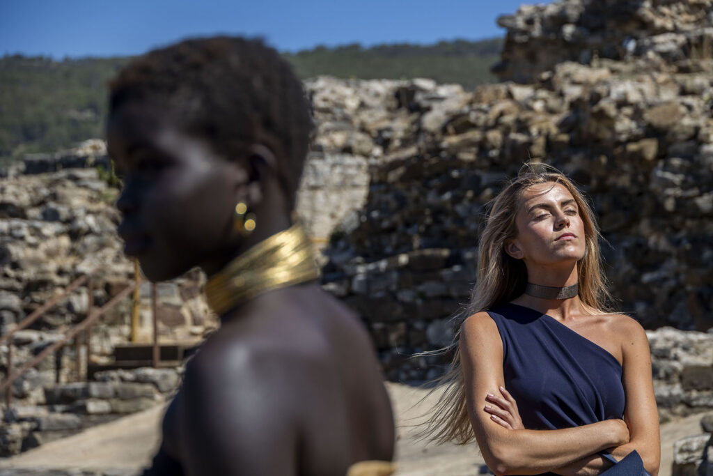 Sesión fotográfica de Cádiz de Moda en Tarifa, Spain, June 25 en 2024. Foto Miguel Gomez