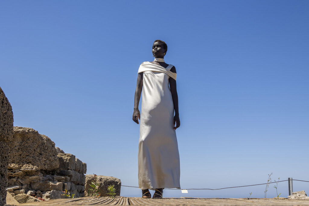 Sesión fotográfica de Cádiz de Moda en Tarifa, Spain, June 25 en 2024. Foto Miguel Gomez