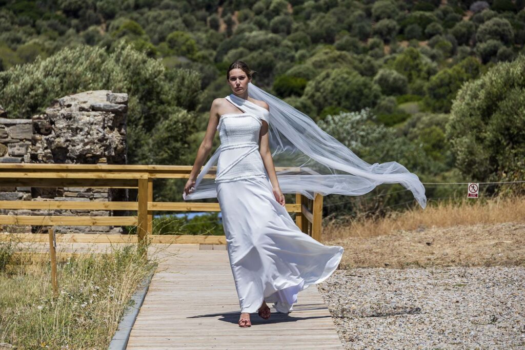 Sesión fotográfica de Cádiz de Moda en Tarifa, Spain, June 25 en 2024. Foto Miguel Gomez