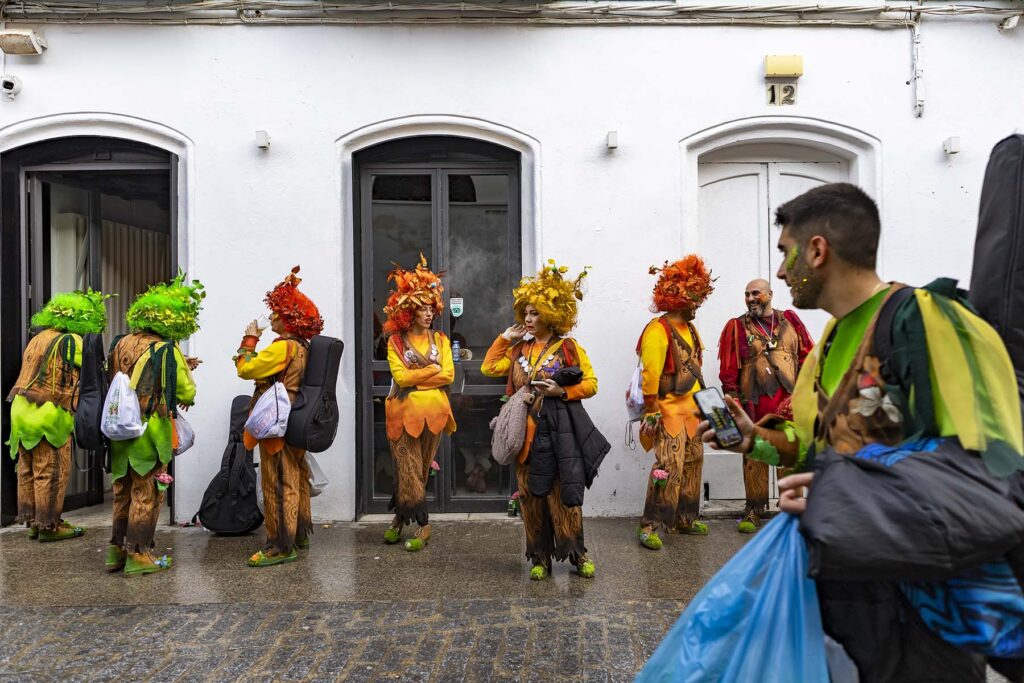 Domingo de coros y ambiente en Cadiz, España, 20250302. Foto Miguel Gomez
