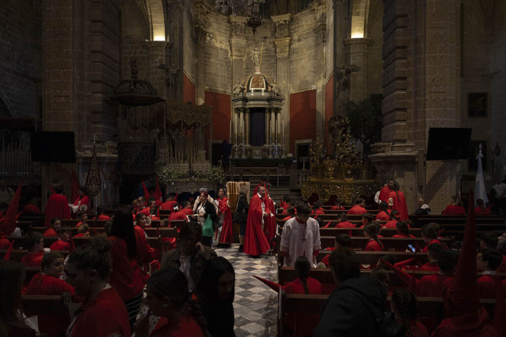 Semana Santa: La Misericordia en El Puerto De Santa Maria, España, 20250415. Foto Miguel Gomez
