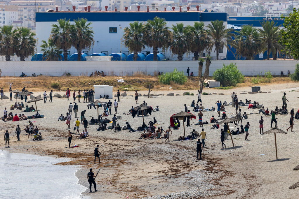 Inmigrantes en Ceuta, España, 20260801. Foto/Miguel Gómez