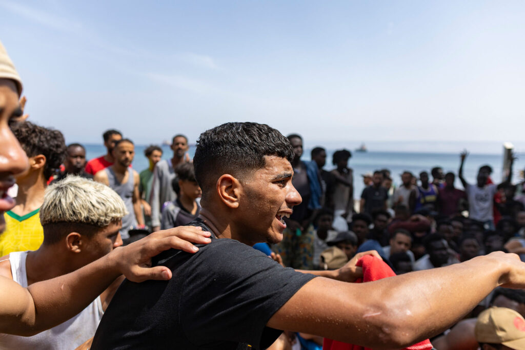 Inmigrantes en Ceuta, España, 20260801. Foto/Miguel Gómez
