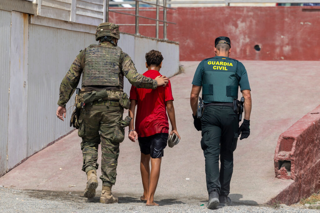 Inmigrantes en Ceuta, España, 20260801. Foto/Miguel Gómez