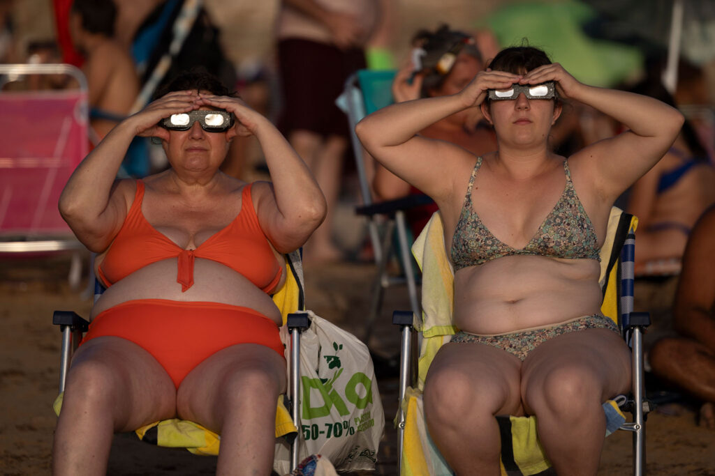 Eclipse solar en Cadiz, España, 20260812. Foto/Miguel Gómez