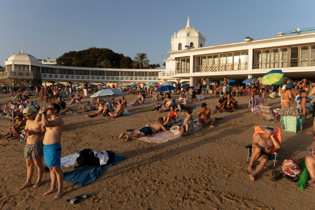 Eclipse solar en Cadiz, España, 20260812. Foto/Miguel Gómez