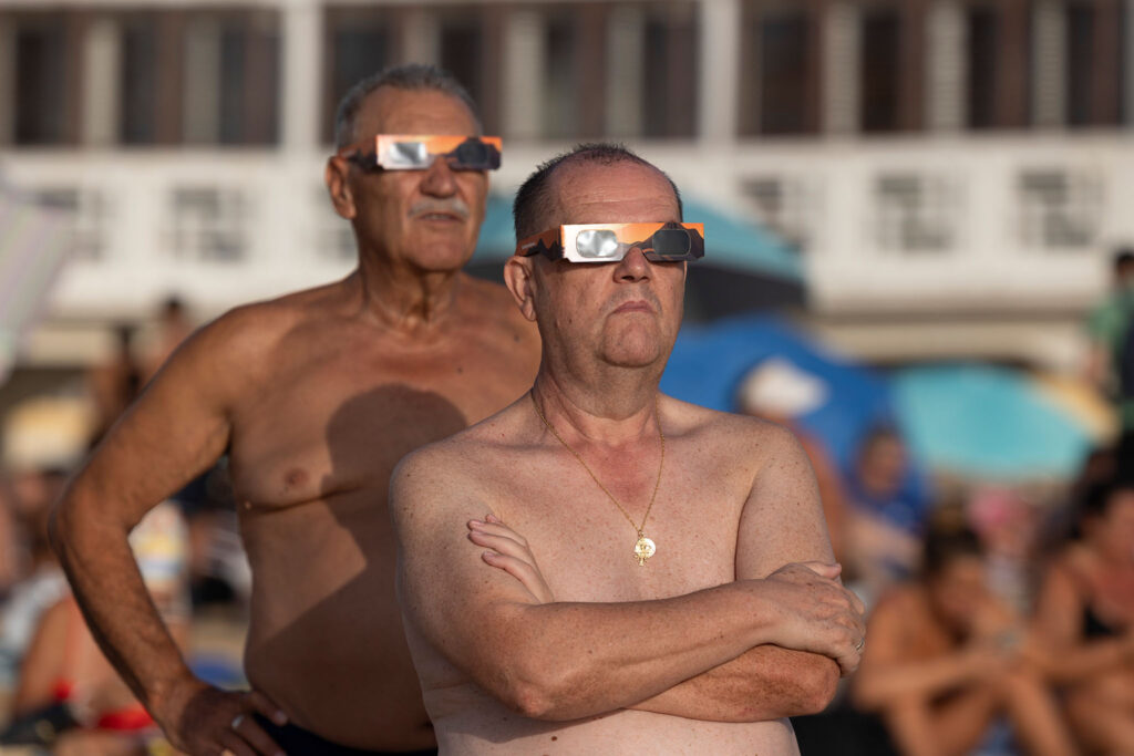 Eclipse solar en Cadiz, España, 20260812. Foto/Miguel Gómez