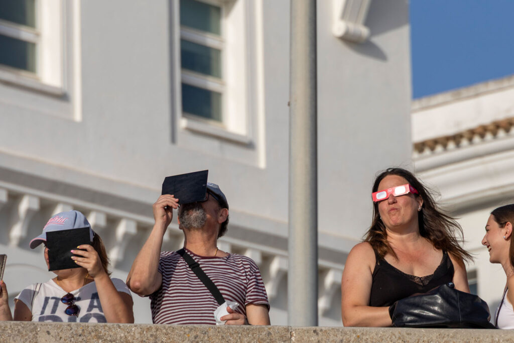 Eclipse solar en Cadiz, España, 20260812. Foto/Miguel Gómez